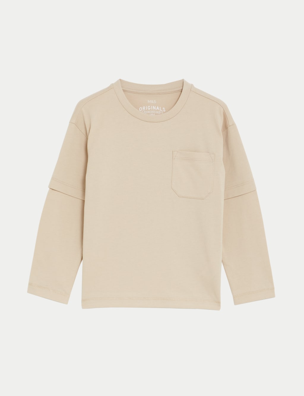 Pure Cotton Mock Sleeve Top (2-8 Yrs) image 2