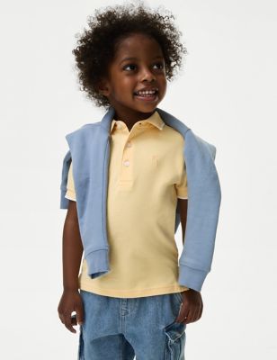 Pure Cotton Polo Shirt (2-8 Yrs) - IS