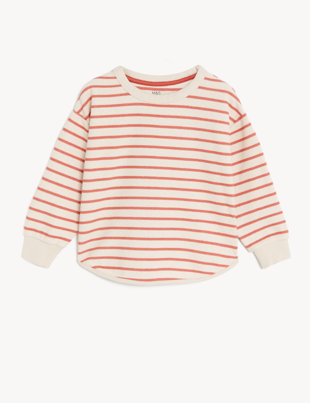 Cotton Rich Striped Sweatshirt (2-8 Yrs) image 2