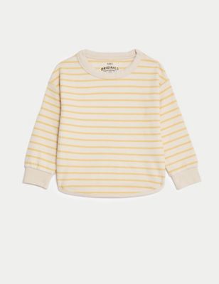 Cotton Rich Striped Sweatshirt (2-8 Yrs)