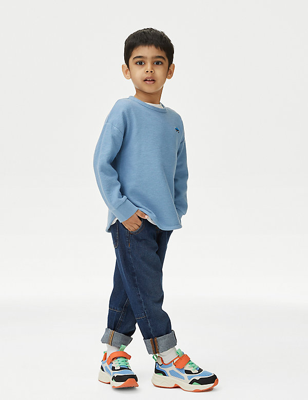 Cotton Rich Textured Top (2-8 Yrs) - BE