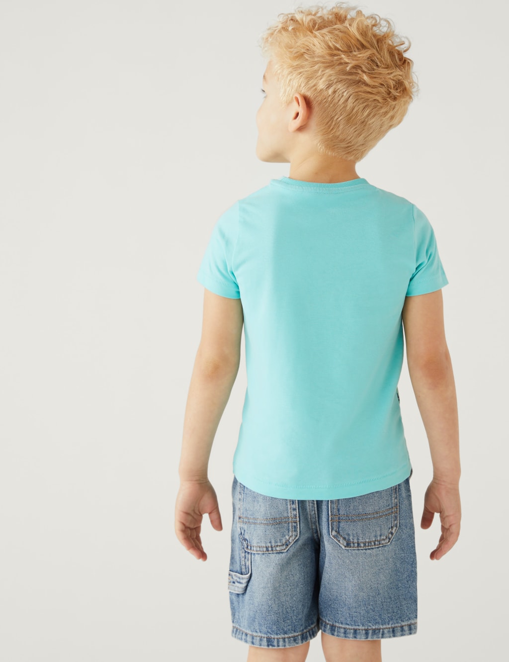 3pk Pure Cotton Dinosaur T-Shirts (2-8 Yrs) image 2