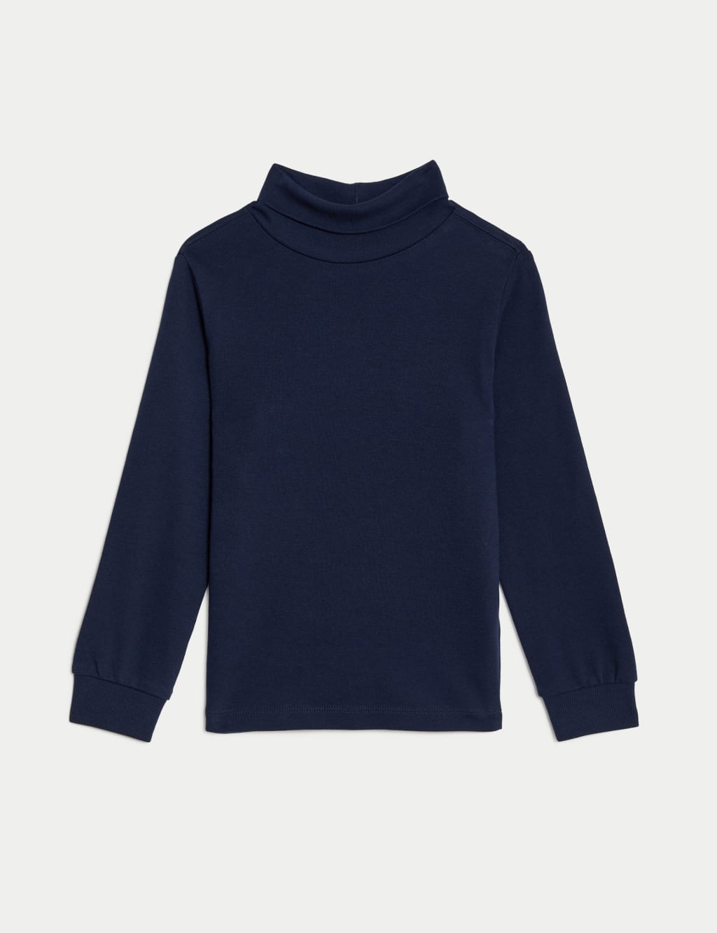 Pure Cotton Roll Neck Top (2-8 Yrs) image 2