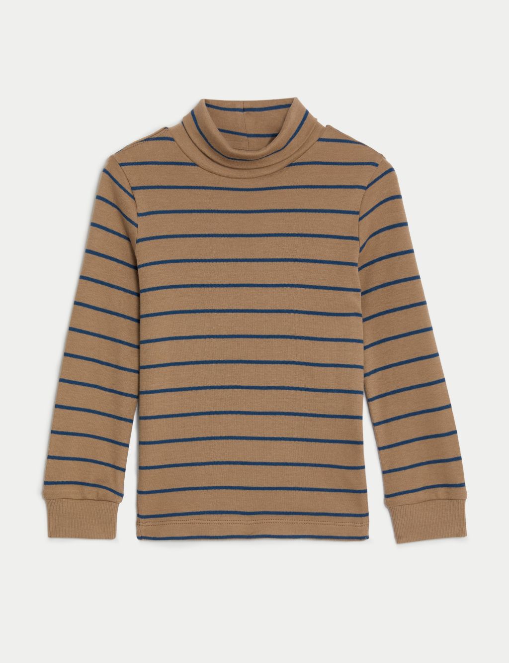 Pure Cotton Roll Neck Top (2-8 Yrs) image 2