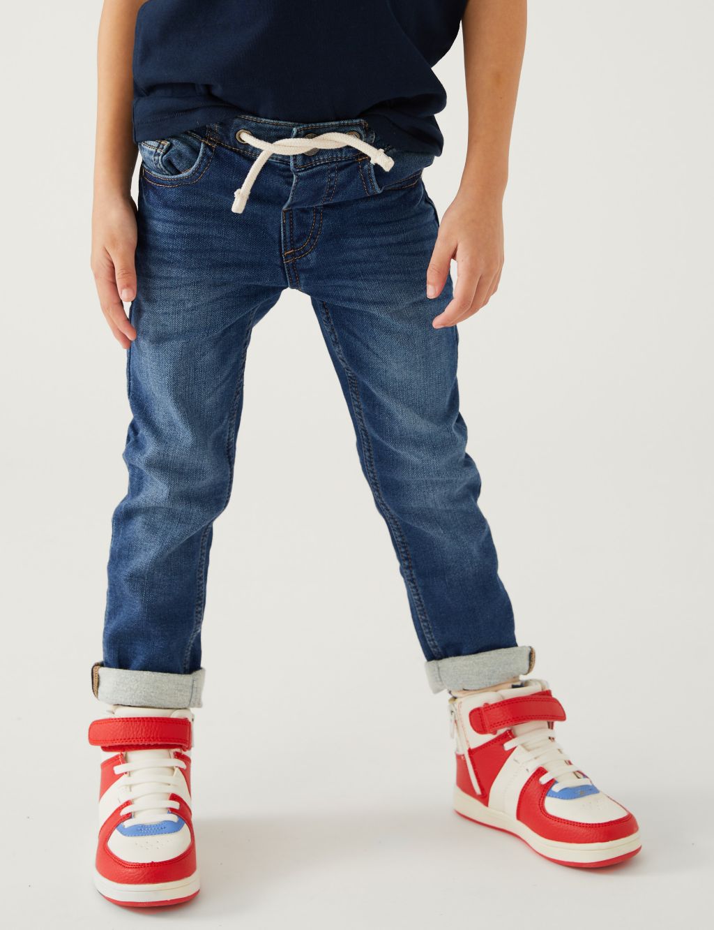 Skinny Fit Comfort Stretch Jeans (2-7 Yrs) image 4