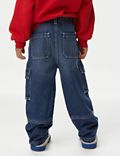 מכנסי דגמ"ח מבד ג'ינס (8-2 שנים)