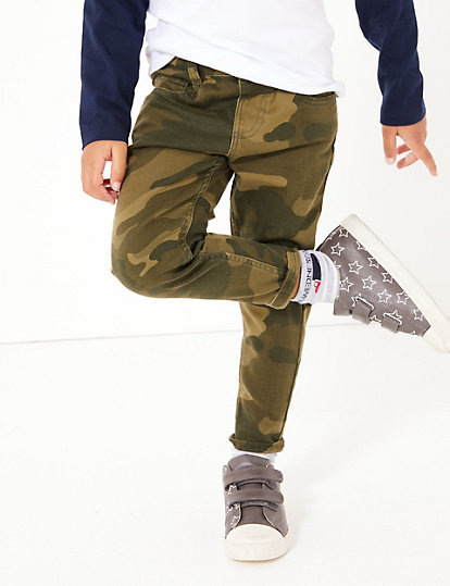 Cotton Camouflage Jeans (2-7 Yrs)