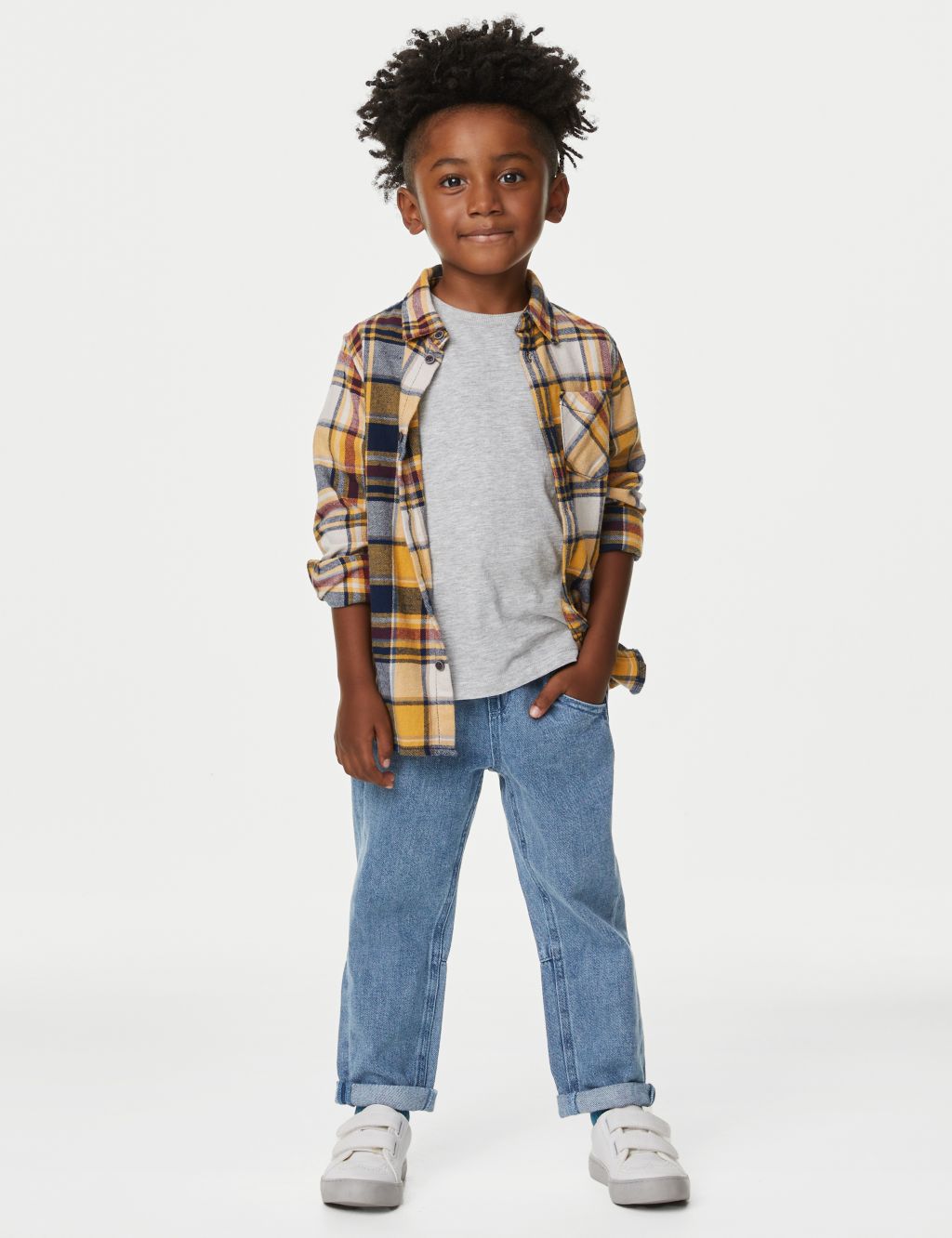 Relaxed Denim Jeans (2-8 Yrs) image 1
