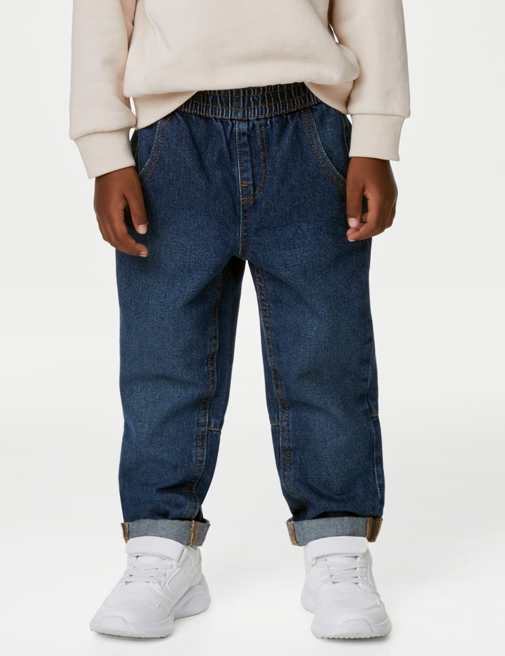 Relaxed Denim Jeans (2-8 Yrs) image 3