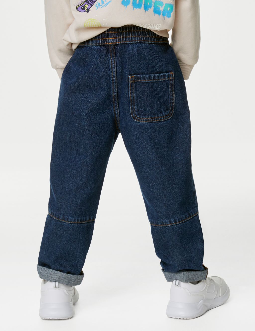 Relaxed Denim Jeans (2-8 Yrs) image 4