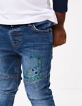 Embroidered Dinosaur Jeans (2-7 Years)