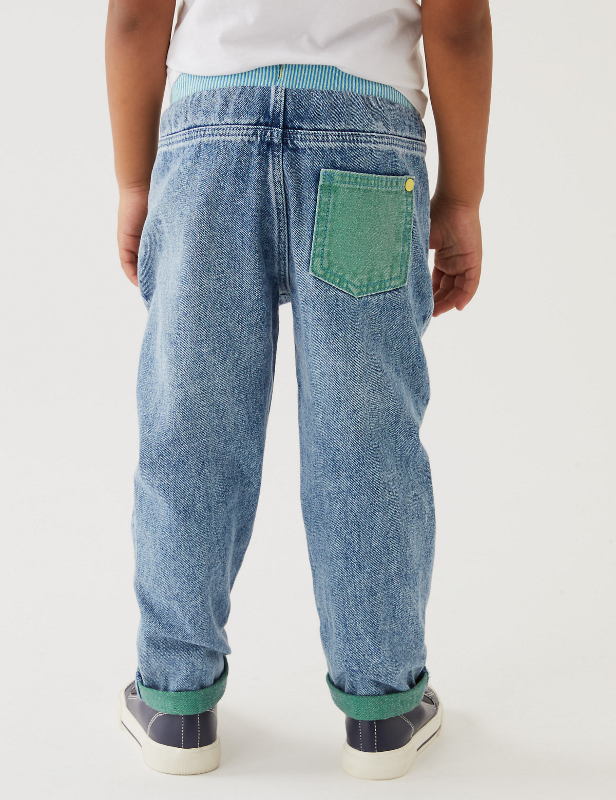 Regular Pure Cotton Jeans