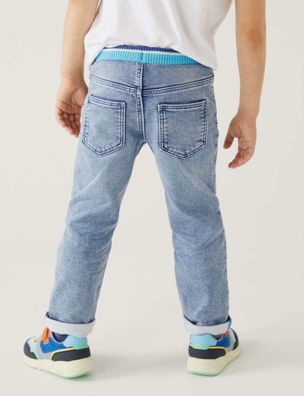 Regular Denim Rainbow Jeans (2-7 Yrs) image 5