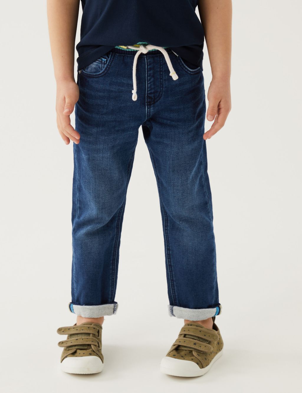 Regular Denim Rainbow Jeans (2-7 Yrs) image 3