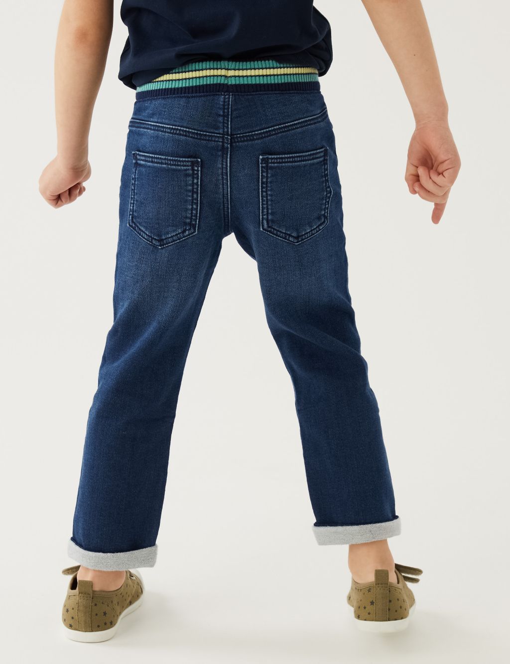 Regular Denim Rainbow Jeans (2-7 Yrs) image 4