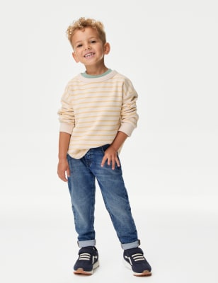  Deniy Baby Boys Cotton Linen Thin Casual Slim Pants