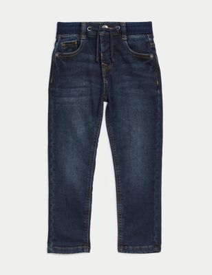Regular Cotton Rich Elasticated Waist Jeans (2-8 Yrs)