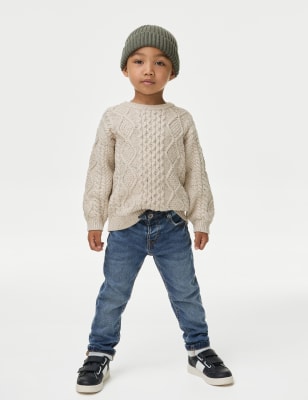 Boys elasticated sale jeans