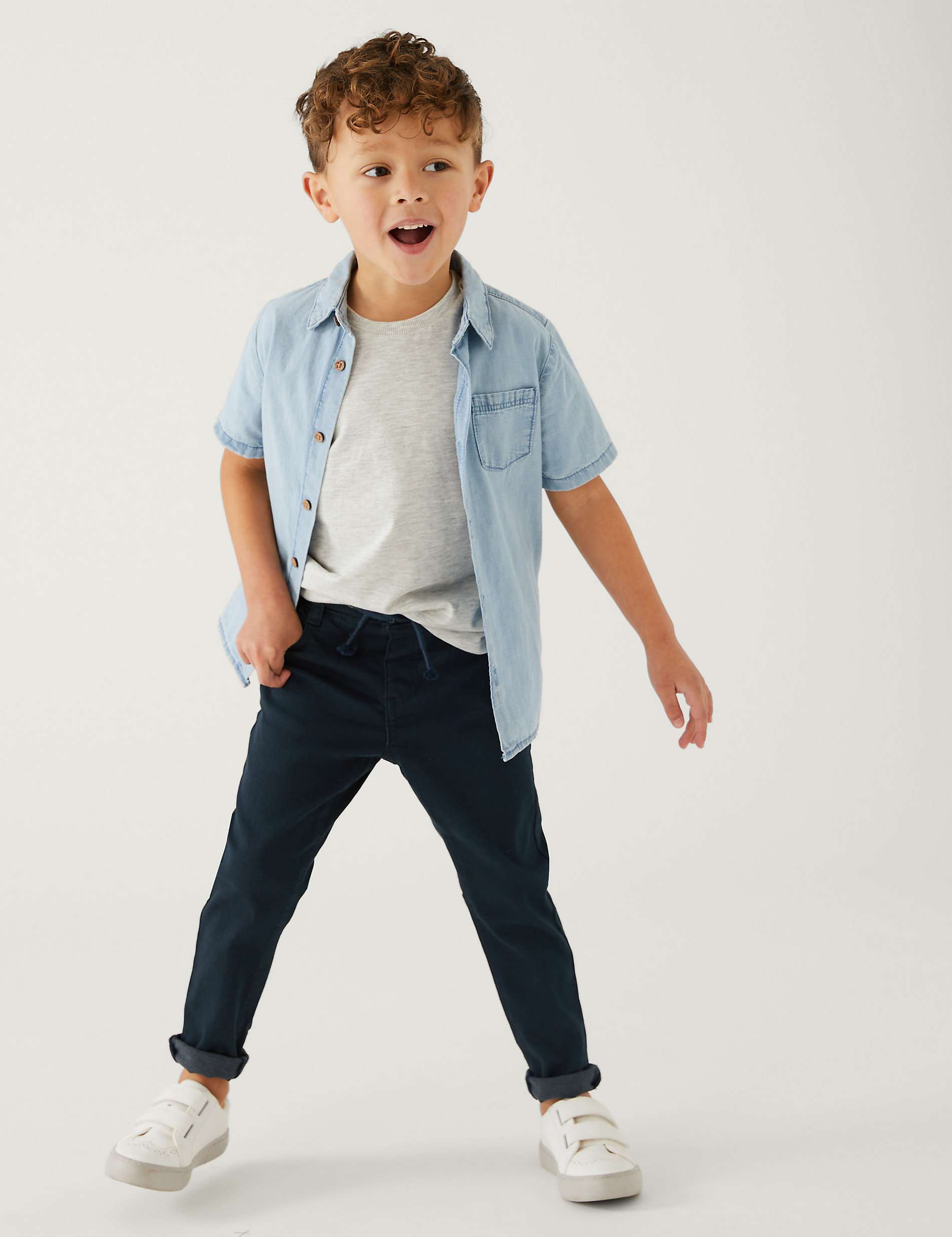 Cotton Rich Skinny Fit Comfort Waist Jeans (2-7 Yrs)