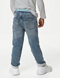 מכנסי ג'ינס בגזרה רגילה ובגזרת מותניים נוחה (8-2 שנים)