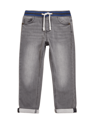 

Boys M&S Collection Skinny Cotton Rich Jeans (2-7 Yrs) - Grey, Grey