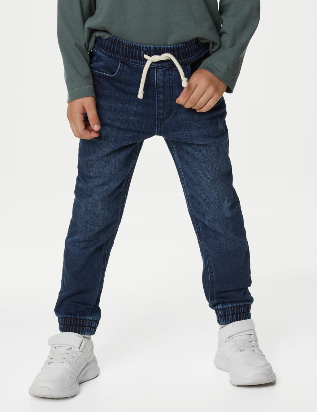 Denim Jogger Jeans (2-8 Yrs) image 4