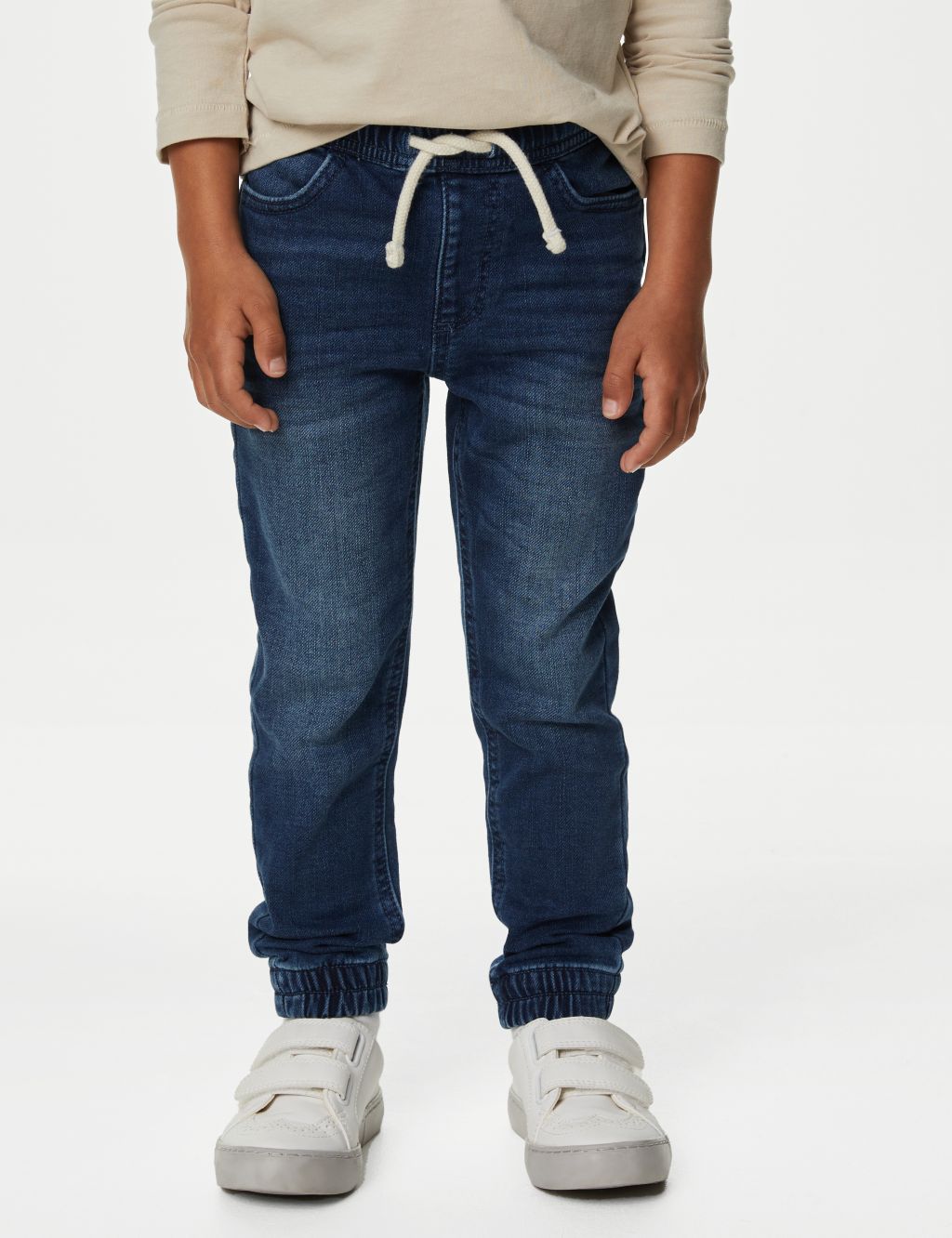 Denim Jogger Jeans (2-8 Yrs) image 4