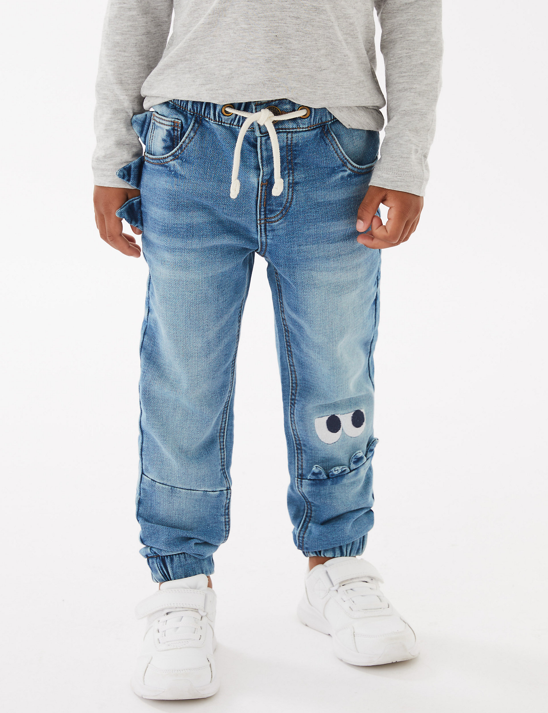 Regular Cotton Rich Monster Jeans (2-7 Yrs)