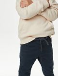 Katoenrijke jeans met elastische tailleband en skinny pasvorm (2-8 jaar)
