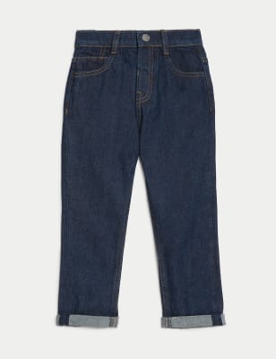 Relaxed Pure Cotton Elasticated Waist Jeans (2-8 Yrs)