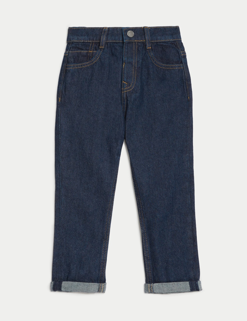 Relaxed Pure Cotton Elasticated Waist Jeans (2-8 Yrs) image 2