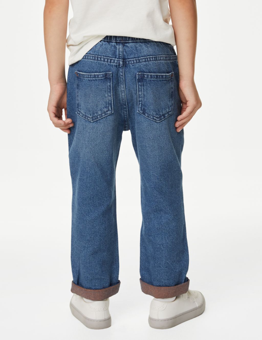 Relaxed Denim Elasticated Waist Jeans (2-8 Yrs) image 5
