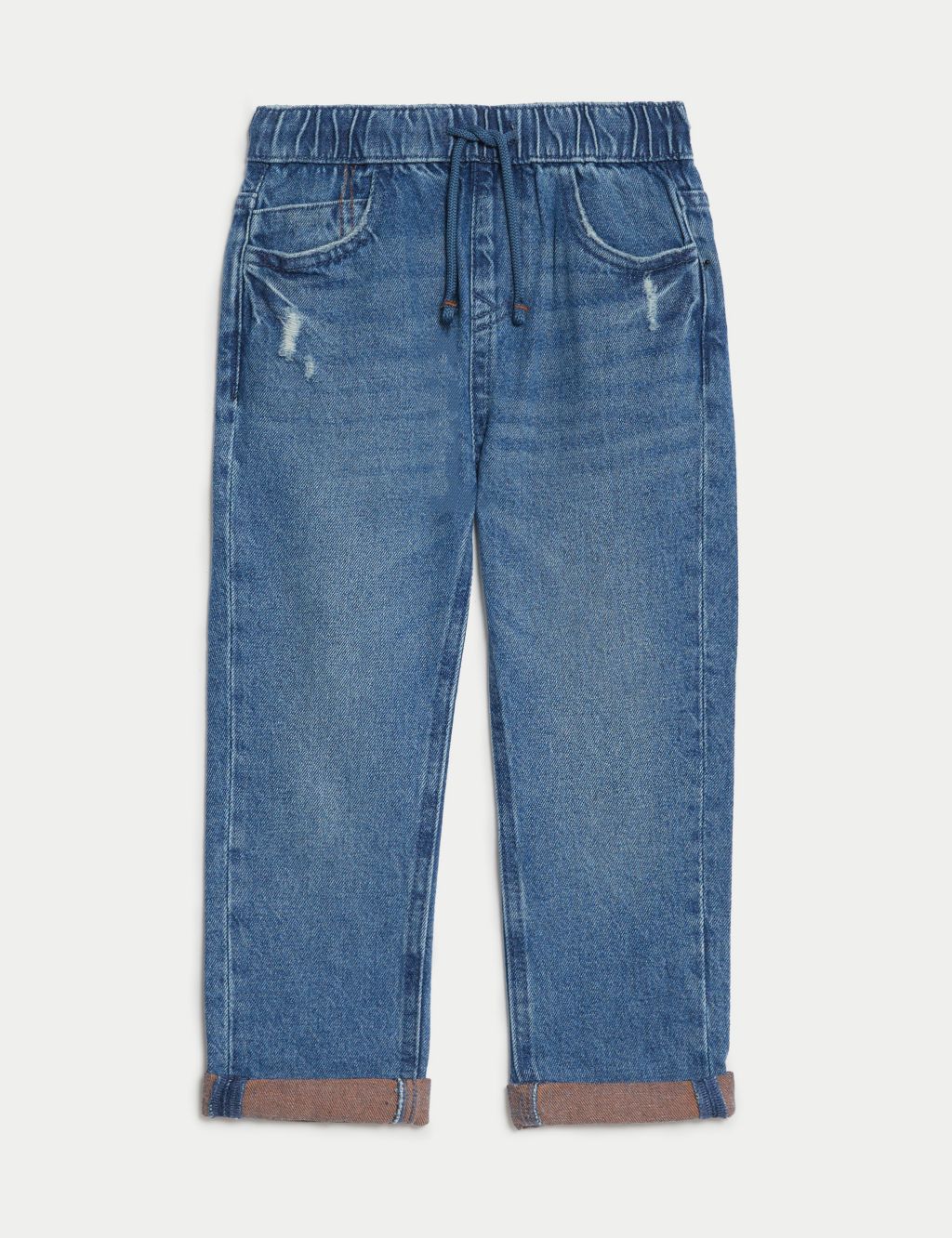 Relaxed Denim Elasticated Waist Jeans (2-8 Yrs) image 2
