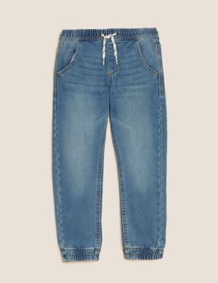 Jean trackies hot sale