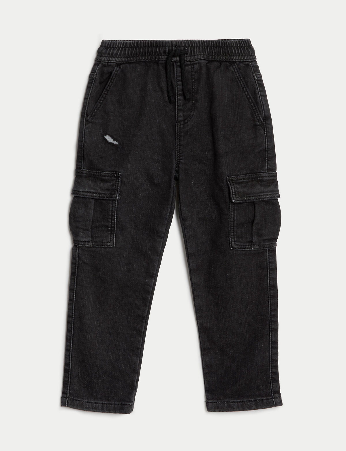 Regular Denim Cargo Jeans (2-8 Yrs)
