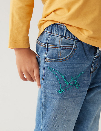 Cotton Rich Dinosaur Jogger Jeans