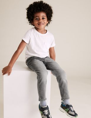 Denim-Jeans mit schmalem Bein (2–7 Jahre) - AT