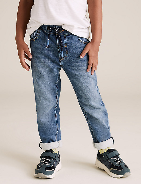 Regular Fit Comfort Stretch Jeans (2-7 Yrs) - AL