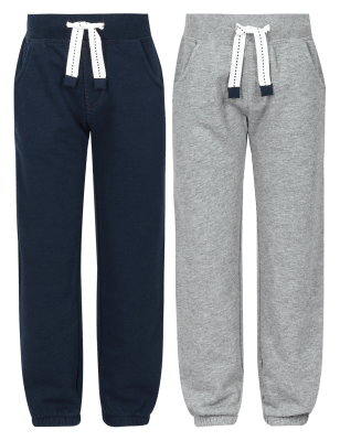 m&s cotton rich joggers