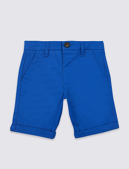 Cotton Chino Shorts with Stretch (3 Months - 7 Years)