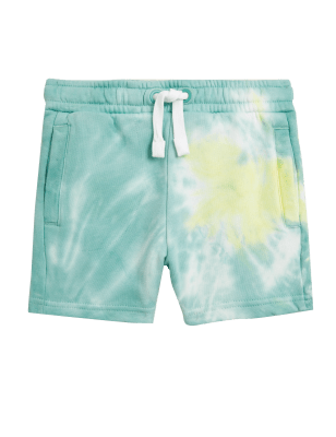 

Boys M&S Collection Cotton Rich Tie Dye Shorts (2-7 Yrs) - Green Mix, Green Mix