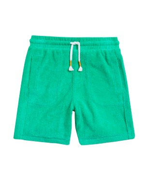 

Boys M&S Collection Cotton Rich Towelling Shorts (2-7 Yrs) - Green, Green