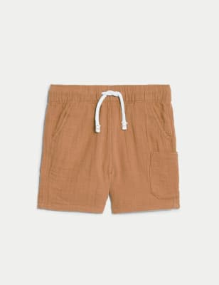 

Boys M&S Collection Pure Cotton Shorts (2-8 Yrs) - Spice, Spice