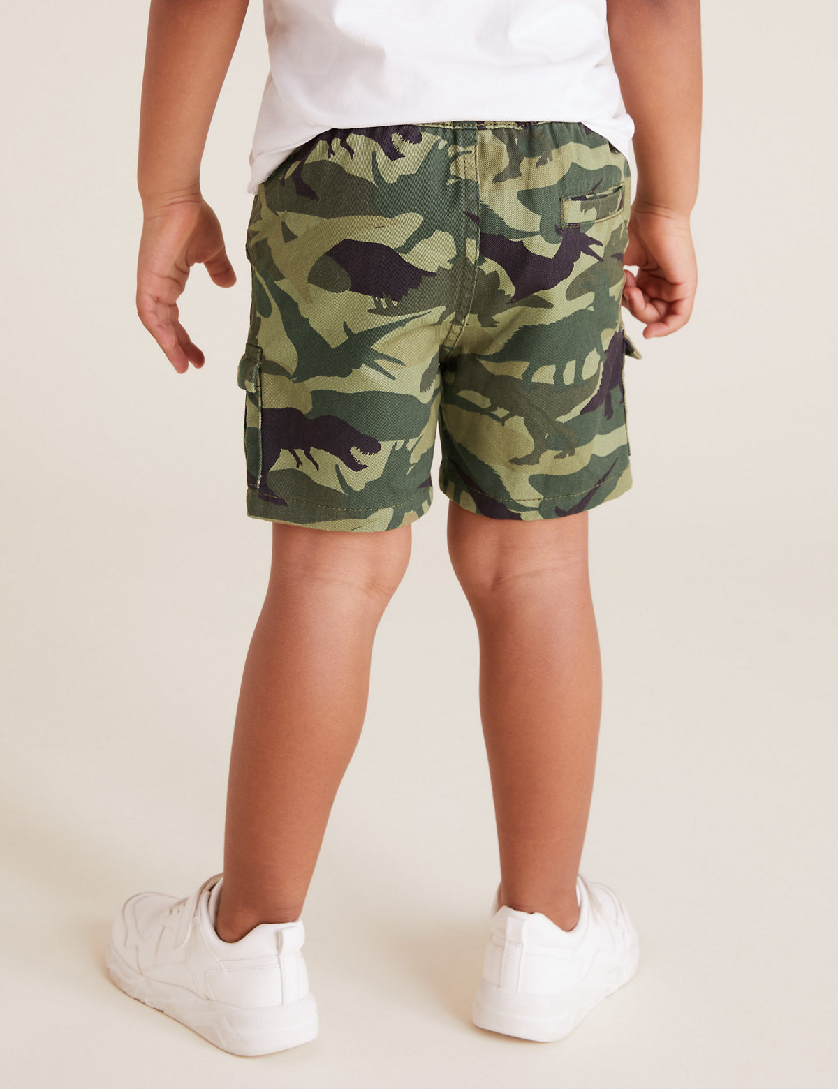Pure Cotton Dinosaur Camouflage Shorts