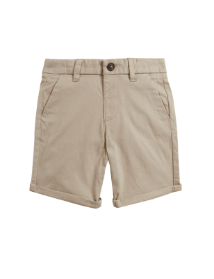 

Boys M&S Collection Cotton Rich Chino Shorts (2-7 Yrs) - Stone, Stone