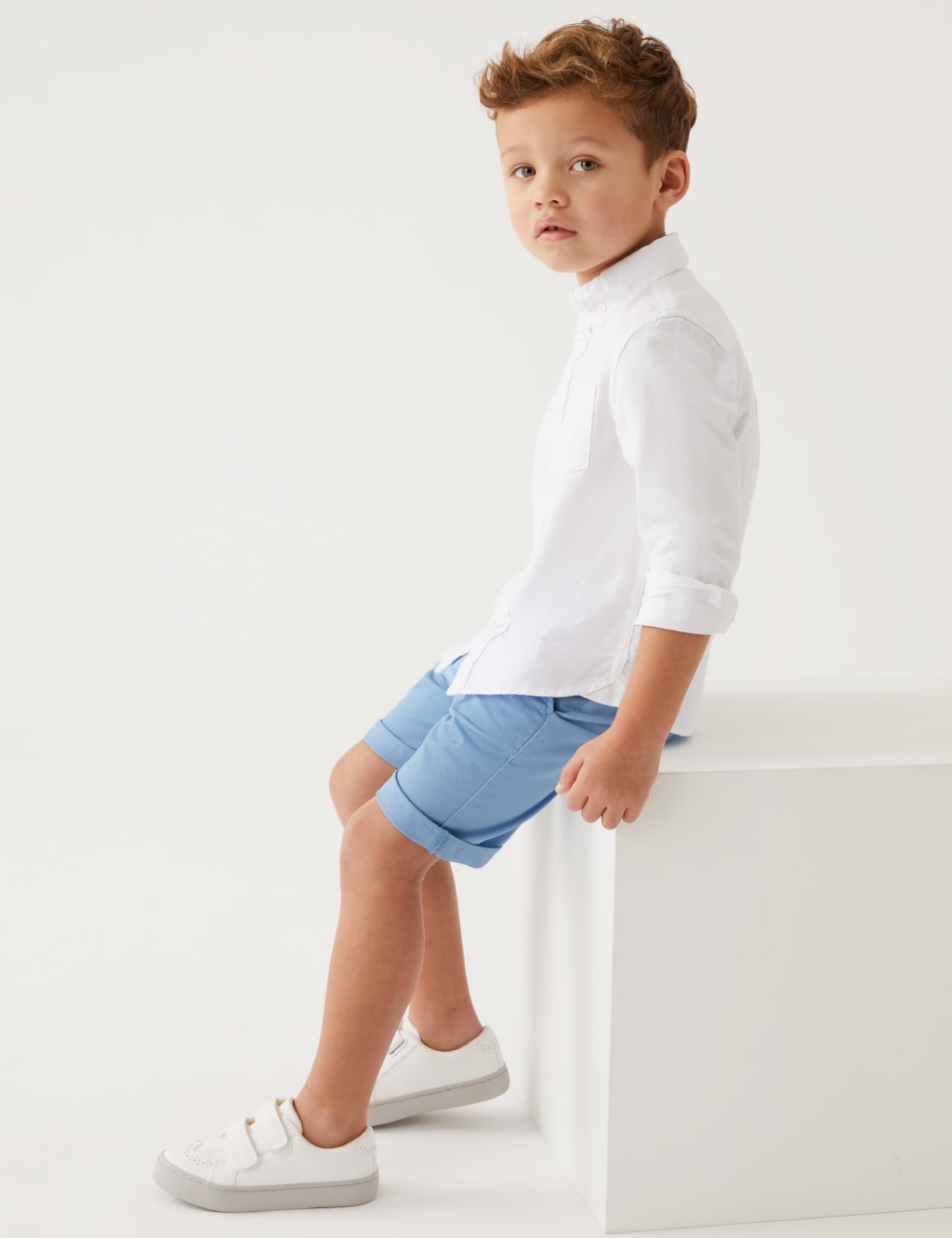 Cotton Rich Chino Shorts (2-8 Yrs) image 3