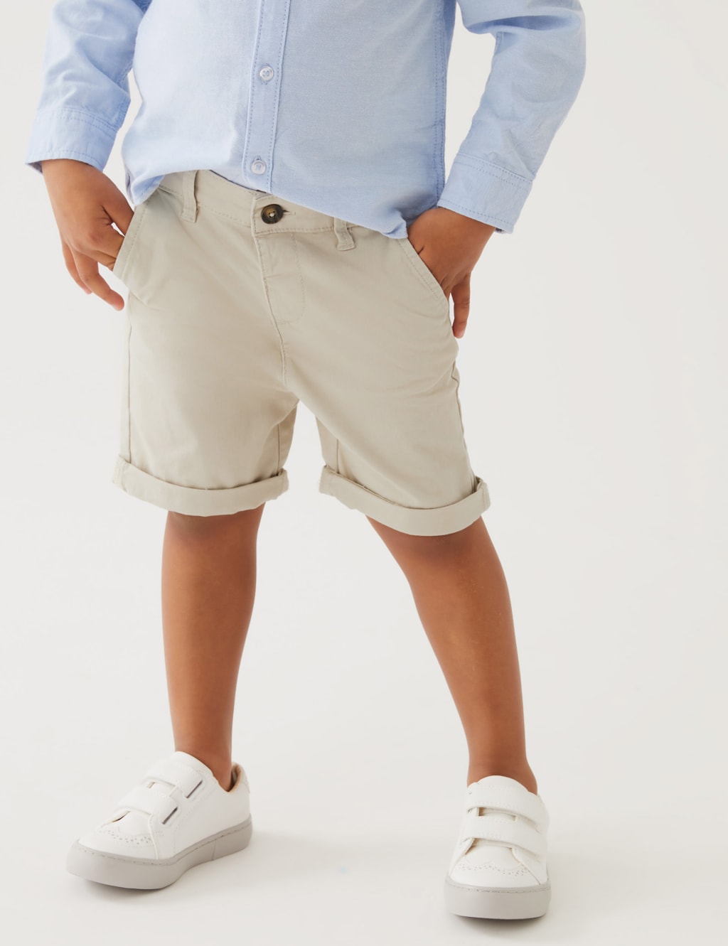 Cotton Rich Chino Shorts (2-8 Yrs) image 3