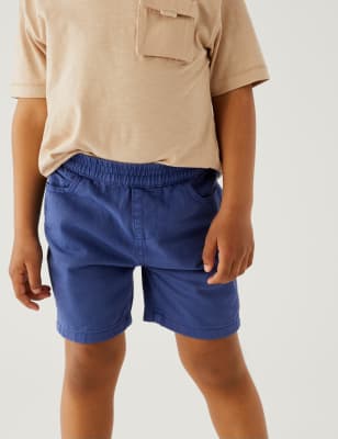 

Boys M&S Collection Pure Cotton Shorts (2 - 8 Yrs) - Blue, Blue