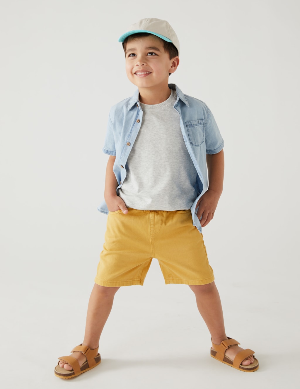 Pure Cotton Shorts (2 - 8 Yrs) image 1