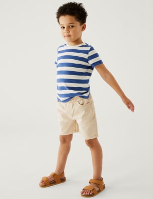 

M&S Collection Pantalón corto 100% algodón (2-8 años) - Stone, Stone